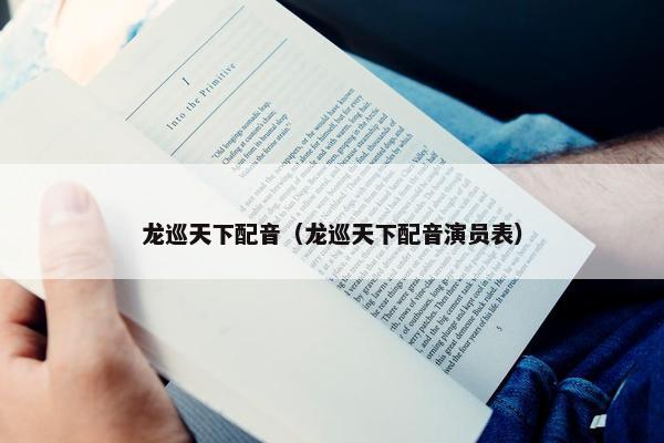 龙巡天下配音（龙巡天下配音演员表）