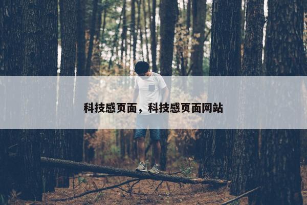科技感页面，科技感页面网站