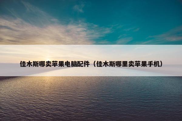 佳木斯哪卖苹果电脑配件（佳木斯哪里卖苹果手机）