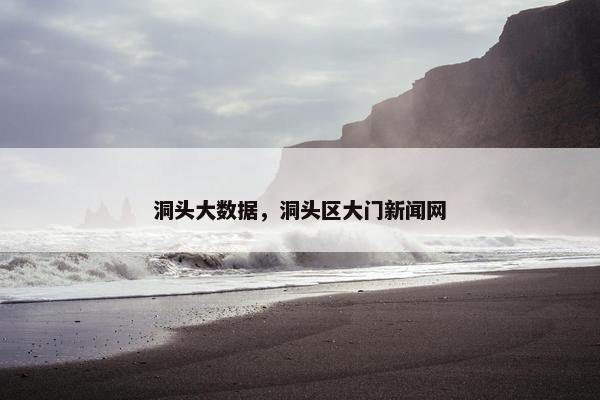 洞头大数据，洞头区大门新闻网