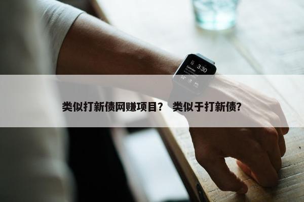类似打新债网赚项目？ 类似于打新债？