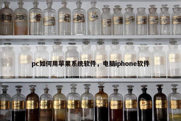 pc如何用苹果系统软件，电脑iphone软件