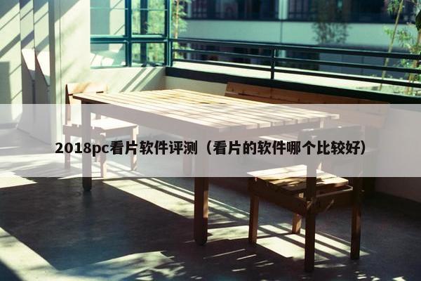 2018pc看片软件评测（看片的软件哪个比较好）