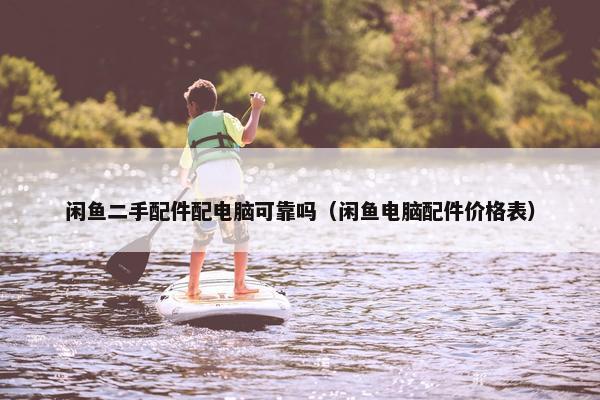 闲鱼二手配件配电脑可靠吗（闲鱼电脑配件价格表）