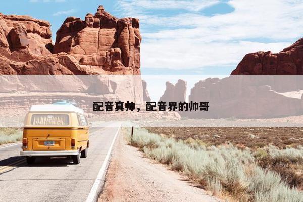 配音真帅，配音界的帅哥