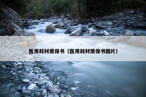 医用耗材质保书（医用耗材质保书图片）
