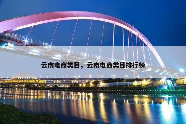 云南电商类目，云南电商类目排行榜
