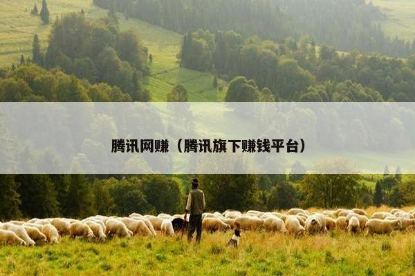 腾讯网赚（腾讯旗下赚钱平台）
