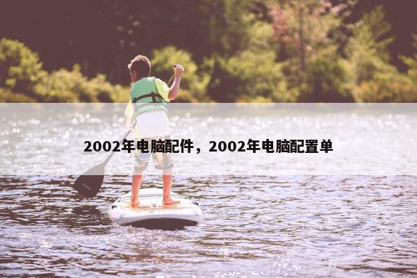 2002年电脑配件，2002年电脑配置单