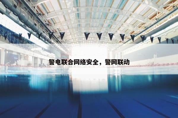 警电联合网络安全，警网联动