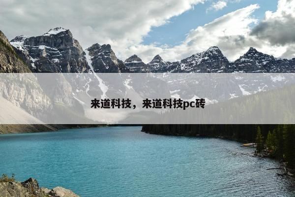 来道科技，来道科技pc砖