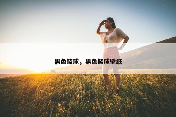 黑色篮球，黑色篮球壁纸