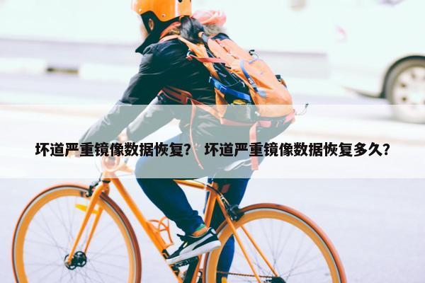 坏道严重镜像数据恢复？ 坏道严重镜像数据恢复多久？