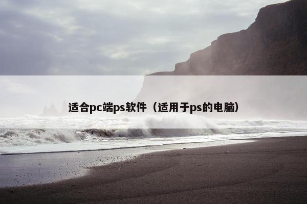 适合pc端ps软件（适用于ps的电脑）