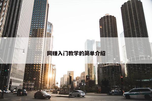 网赚入门教学的简单介绍