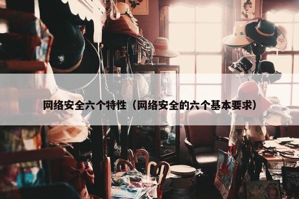 网络安全六个特性（网络安全的六个基本要求）