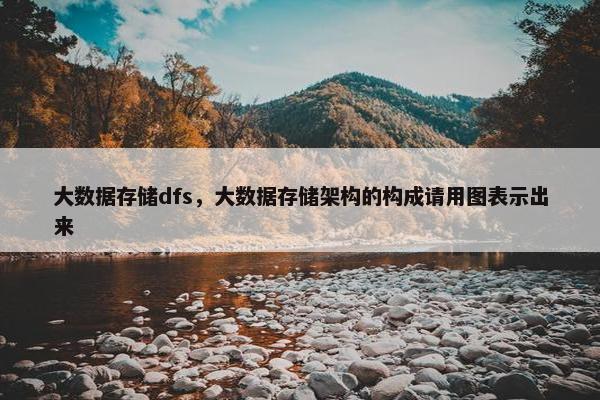 大数据存储dfs，大数据存储架构的构成请用图表示出来