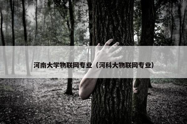 河南大学物联网专业（河科大物联网专业）