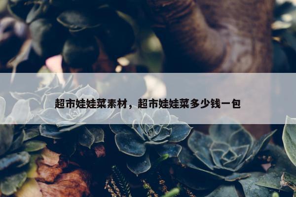 超市娃娃菜素材，超市娃娃菜多少钱一包