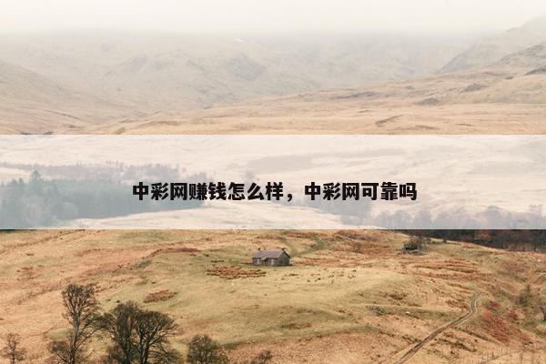 中彩网赚钱怎么样，中彩网可靠吗