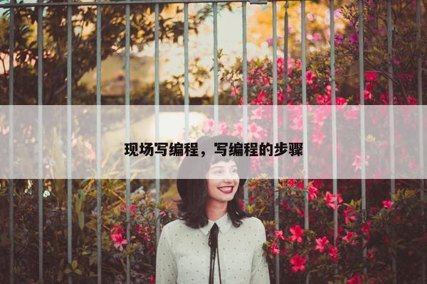 现场写编程，写编程的步骤