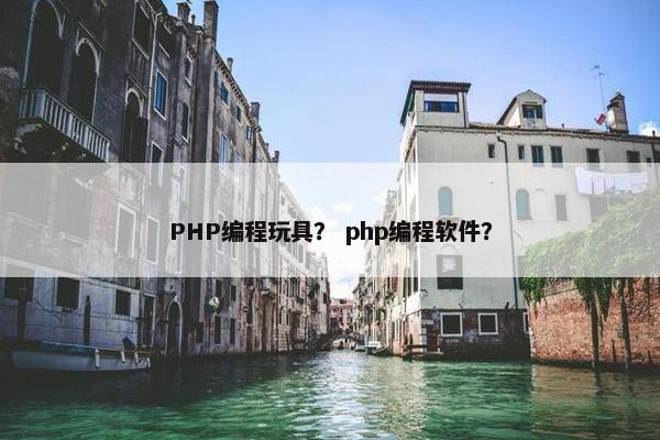 PHP编程玩具？ php编程软件？