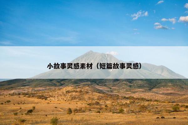 小故事灵感素材（短篇故事灵感）