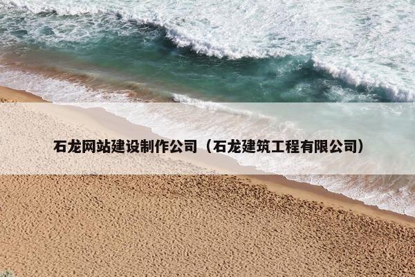 石龙网站建设制作公司（石龙建筑工程有限公司）