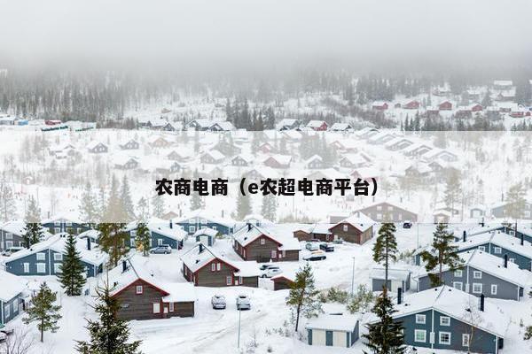 农商电商（e农超电商平台）