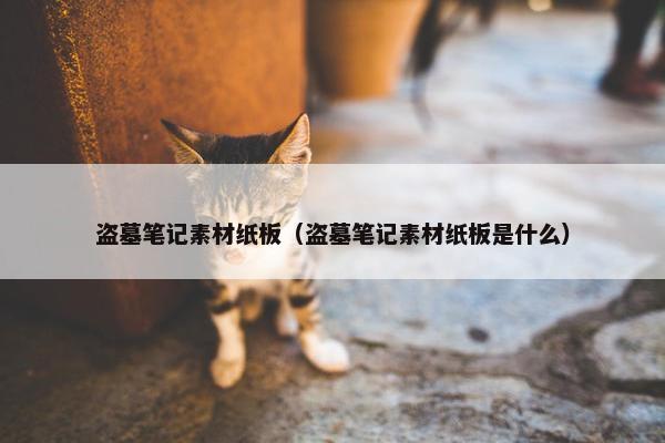 盗墓笔记素材纸板（盗墓笔记素材纸板是什么）
