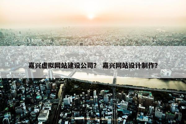 嘉兴虚拟网站建设公司？ 嘉兴网站设计制作？