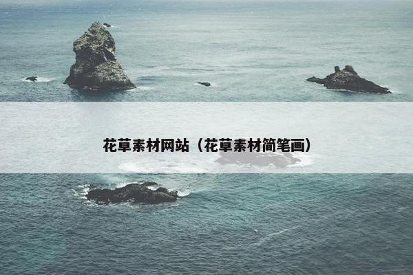 花草素材网站（花草素材简笔画）