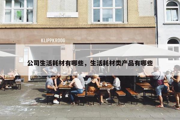 公司生活耗材有哪些，生活耗材类产品有哪些