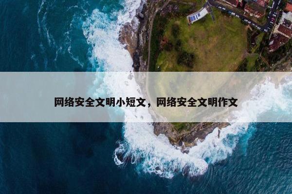 网络安全文明小短文，网络安全文明作文