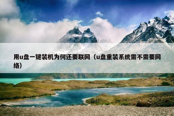 用u盘一键装机为何还要联网（u盘重装系统需不需要网络）