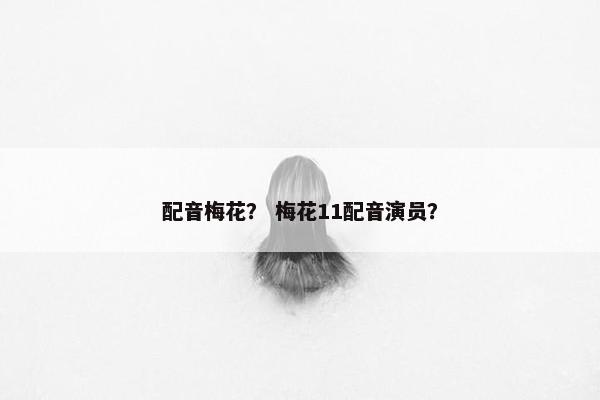 配音梅花？ 梅花11配音演员？
