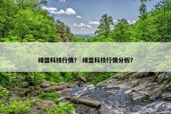 绿盟科技行情？ 绿盟科技行情分析？