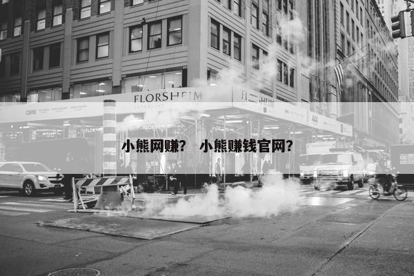 小熊网赚？ 小熊赚钱官网？