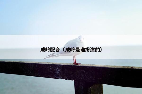成岭配音（成岭是谁扮演的）