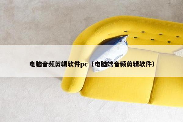 电脑音频剪辑软件pc（电脑端音频剪辑软件）