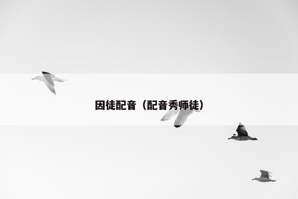 因徒配音（配音秀师徒）