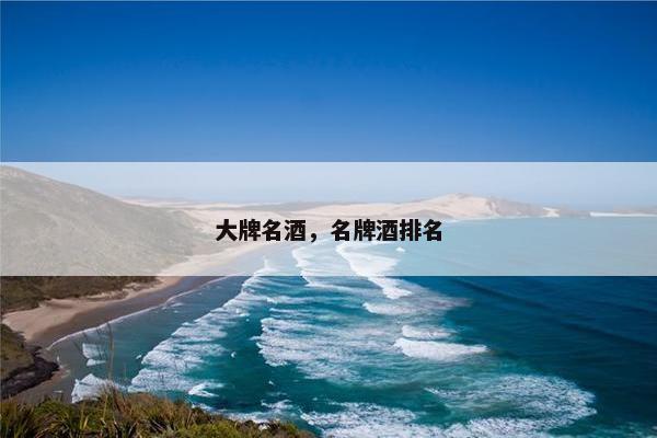 大牌名酒，名牌酒排名