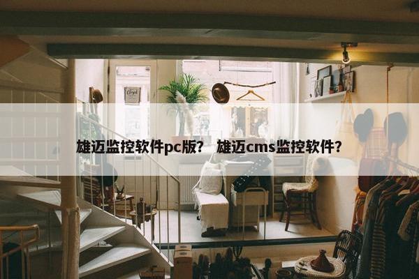 雄迈监控软件pc版？ 雄迈cms监控软件？