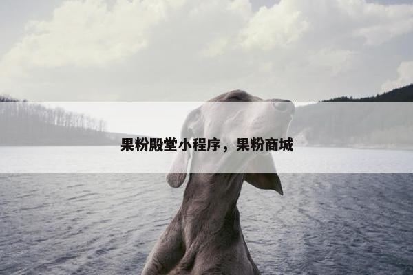果粉殿堂小程序，果粉商城