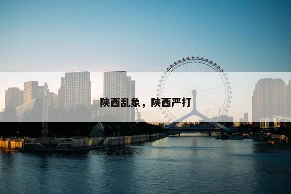 陕西乱象，陕西严打