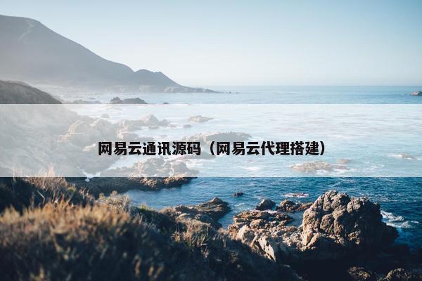 网易云通讯源码（网易云代理搭建）