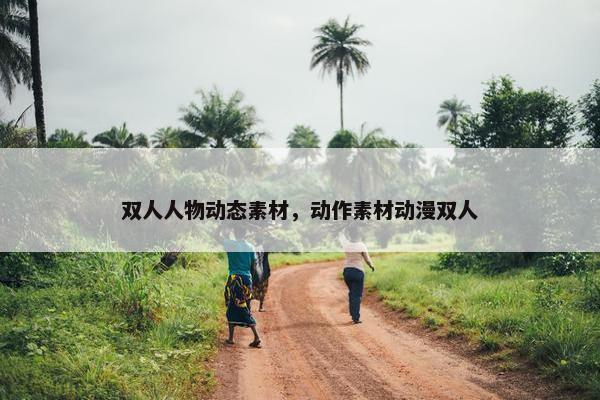双人人物动态素材，动作素材动漫双人