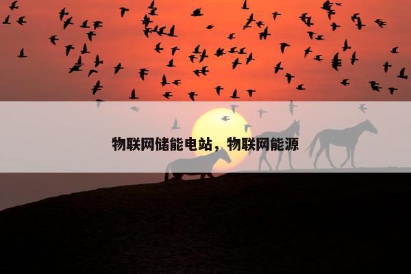 物联网储能电站，物联网能源