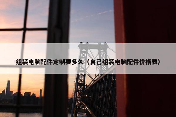 组装电脑配件定制要多久（自己组装电脑配件价格表）