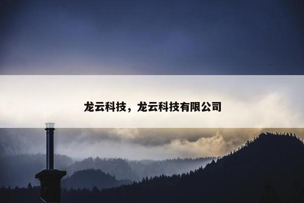 龙云科技，龙云科技有限公司